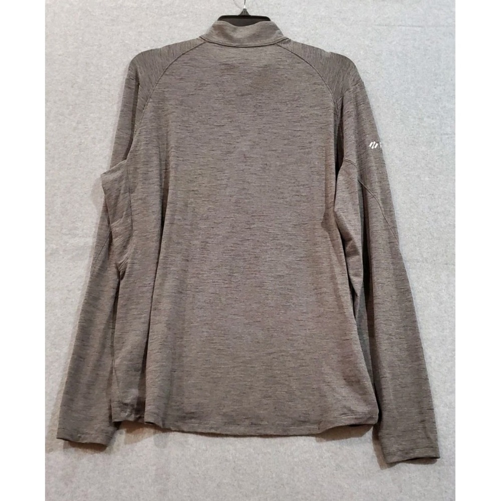 Lululemon Mens Surge Warm Half Zip Pullover Running Workout Shirt Gray 2XL - Picture 2 of 9